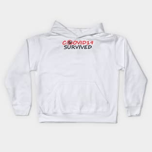 Covid19 survived Kids Hoodie